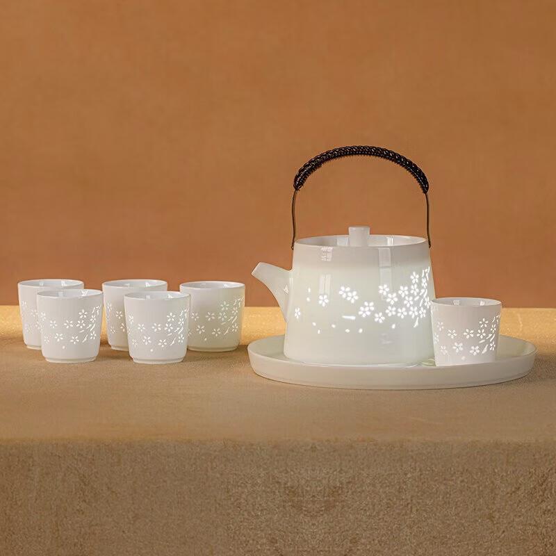 Aowei Jingdezhen Underglaze Ceramic Tea Set