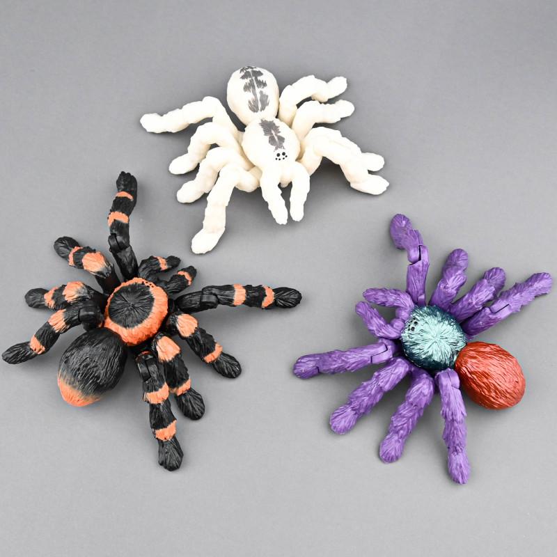 Gashapon Model Toy Simulated Spider Tarantula Gachapon Capsule Doll Model Assembled Joints Figures Collectible Ornaments Gifts