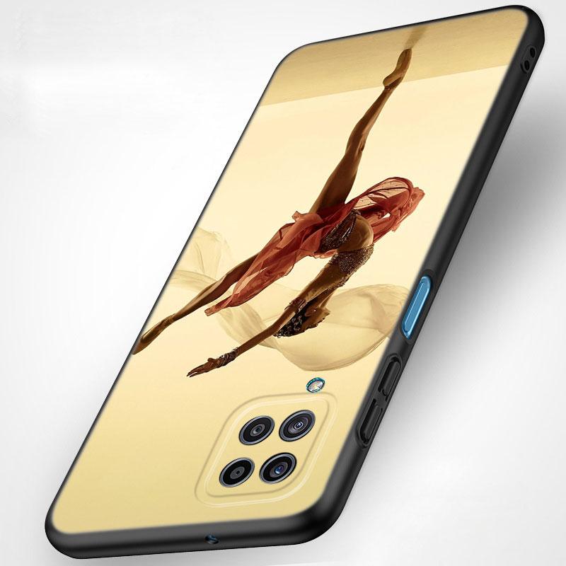 Ballet Dancer Phone Case For Samsung Galaxy A21 A30 A50 A52 S A13 A22 A32 A33 A53 A73 5G A11 A12 A31 A51 A70 A71 A72 Black Cover