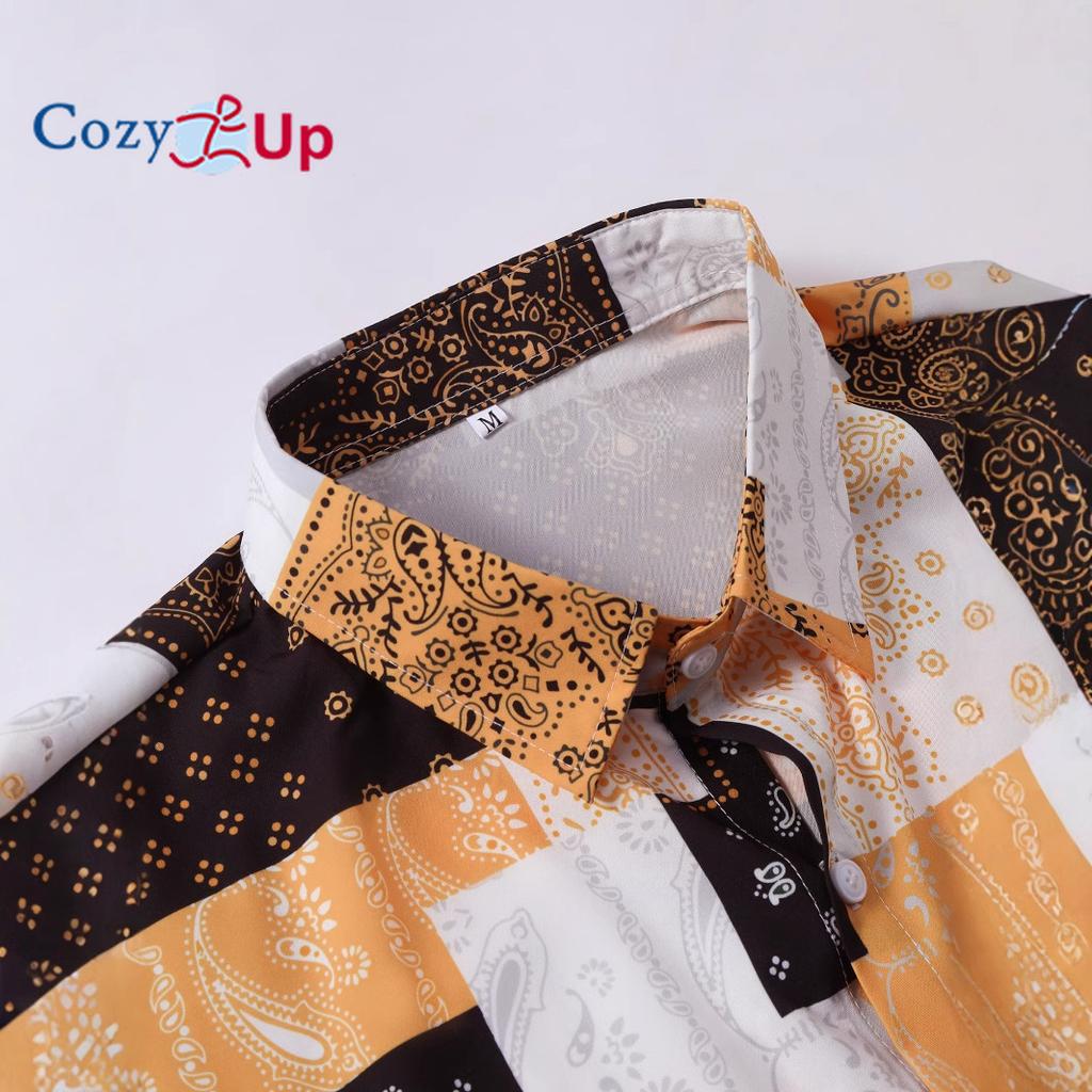 Herreskjorte med korte ermer Svart og hvit Cashewnøtt Kinesisk stil Skjorte for menn Casual Mote Sommer 2025 Ny ankomst