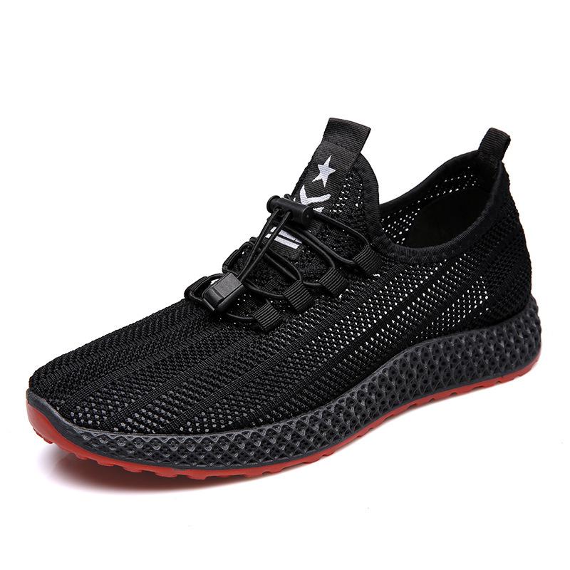 Autumn Casual Men's Shoes Fashionable Fitness Shoes Breathable Mesh Trendy Men's Shoes Sports Style Single Shoes Student Running Shoes