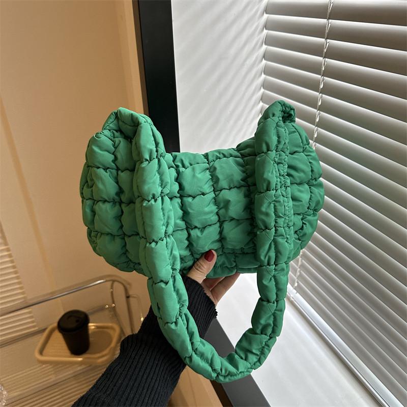 Stylish Minimalist Shoulder Bag Trendy Unique Retro Casual Dumpling Bag For Women