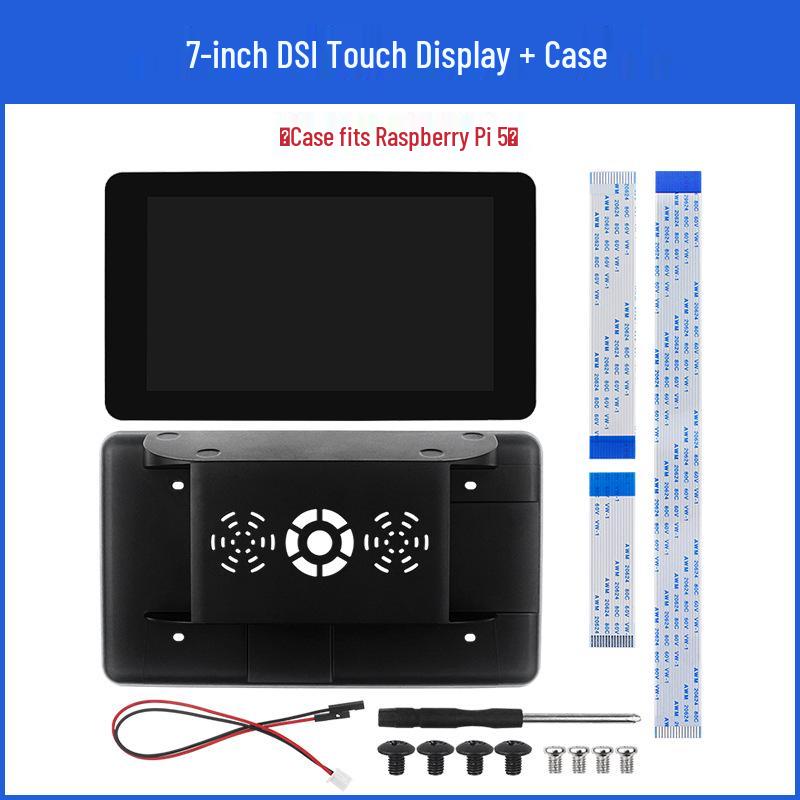 Raspberry Pi 5. Generation 7" IPS Touchscreen 1024x600 für Pi 5, 4B, 3B+