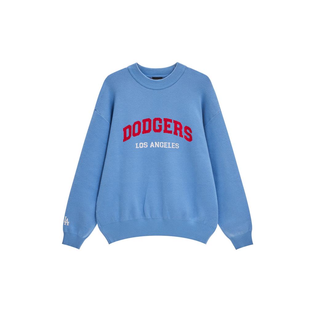 MLB College Style Letter Jacquard Crew Neck Knit Sweater Unisex Sweater 3AKPV0134-07SBD