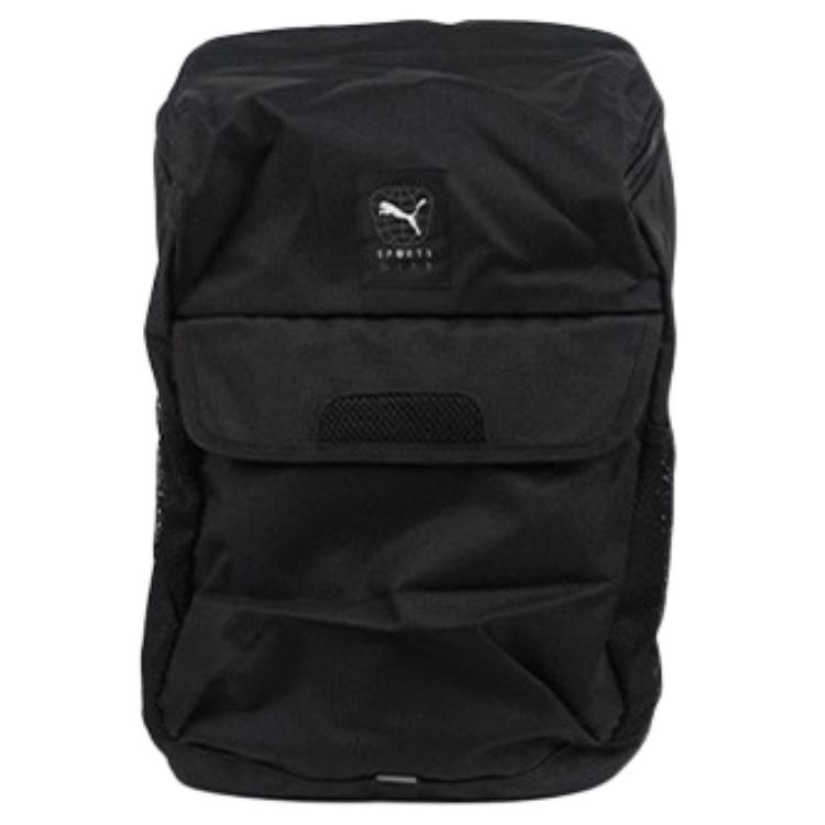 New PUMA Recycled Material Backpack Regular Unisex Black 090336-01