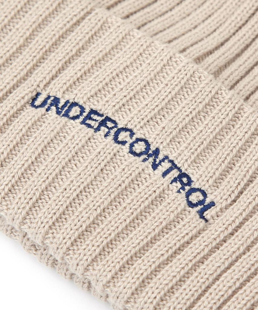 Eondeokeonteulol All-Season Thin Long Beanie Cotton Knit Unisex Logo Beanie Hat Beanie / College Crew / L Oatmeal