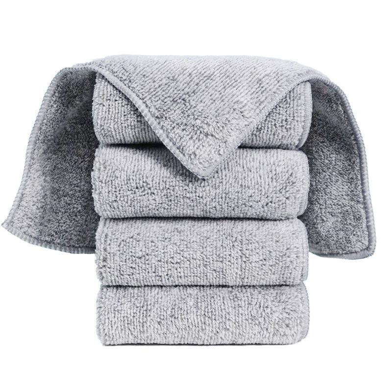 Thickened Bamboo Charcoal Fiber Kitchen Cleaning Rag - Absorbent, Degreasing, Decontamination, Non-linting Dishwashing Scouring Pad