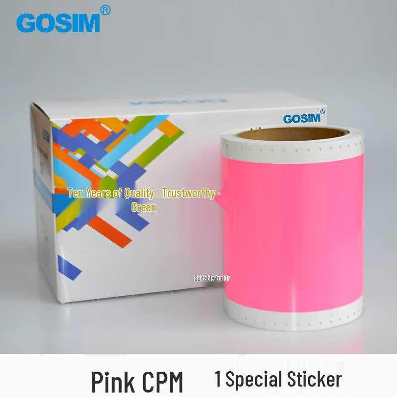 GOSIM CPM Label Printer Colored Sticker Roll