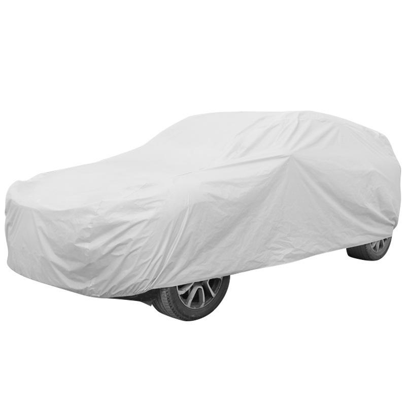 Universal PEVA Single Layer Car Cover - Sun & Rain Protection, Custom Logo Option