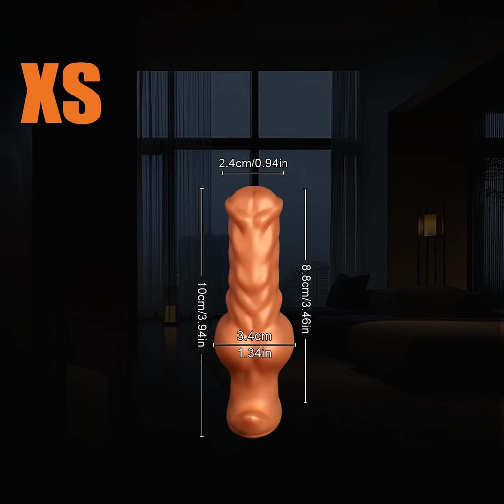 Liquid Silicone Irregular Anal Plug Adult Sex Toy Oversized Irregular Anal Expansion Penis Female Anal Masturbator