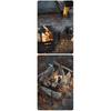 ShineTrip Neuer Outdoor Camping Feuerhaken Verdickter Anti-Verbrühungs-Kohlenstoffstahl Feuerhaken Picknick BBQ leicht tragbar