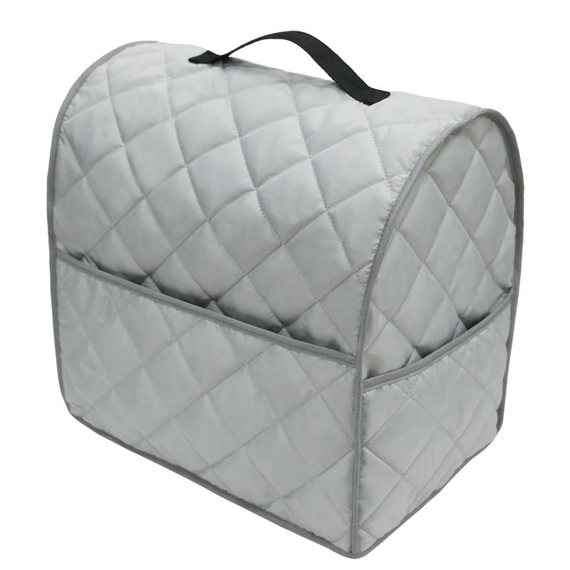 Standing Blender Dust Cover Multi-Color Quilted Diamond Pattern With Side Pocket Polyester Taffeta Appliance Protector Anti Dust