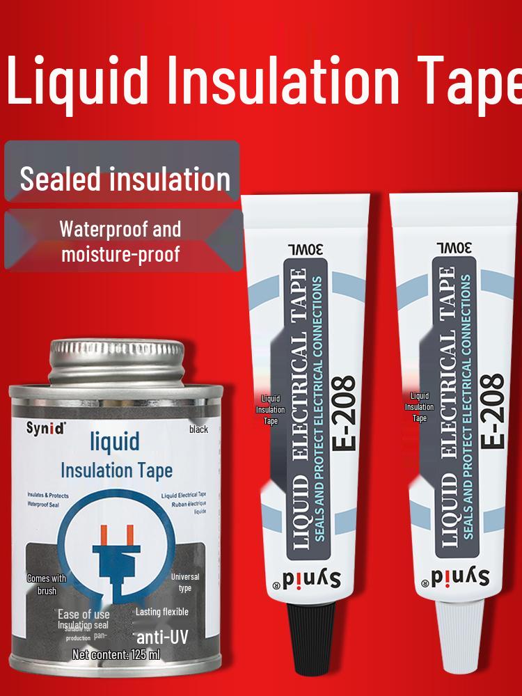 Waterproof Flame Retardant Liquid Insulation Tape – Moisture-Proof, Temperature Resistant Electrician Sealant for Automotive Circuit Boards