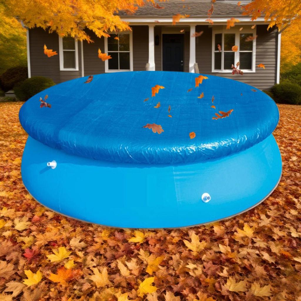 Cover For Pool Covers For Upper Ground Pools Safety Protector Easy Set Blanket For Outdoor Hot Tub Spa Pond Patio Garden Summer