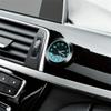 43mm Luminous Car Dashboard Clock - Waterproof Digital Display with Stick-On/Air Vent Mount for Auto