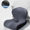Ergonomic Memory Foam Car Seat Cushion With Lumbar Back Support Breathable Ice Silk Fabric For Driving Comfort