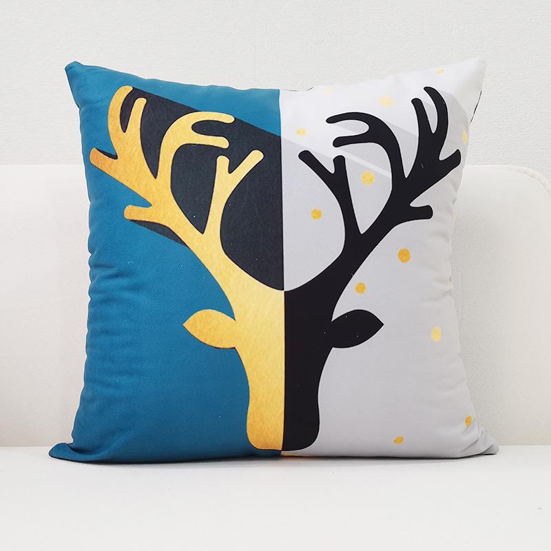 

Скандинавский Инс Наволочка для диванной подушки Короткий плюш Прикроватная наволочка Домашняя Автомобильная подушка