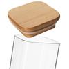Bamboo Kitchen Glass Container, Airtight, for Food and Loose Products, 1.5L