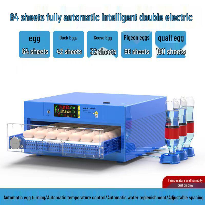 Incubatrice Automatica Intelligente per Uova: Adatto per la schiusa di pulcini, anatroccoli e ochetti.