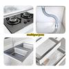 Aluminiumfolie Papier Küche Ölbeständige Folie Herd Wasserdicht Feuchtigkeitsbeständig Selbstklebende Tapete Arbeitsplatte Schrank Renovierung Fliesenaufkleber