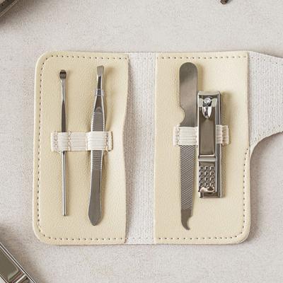 Set Tagliaunghie con Pochette in Ecopelle