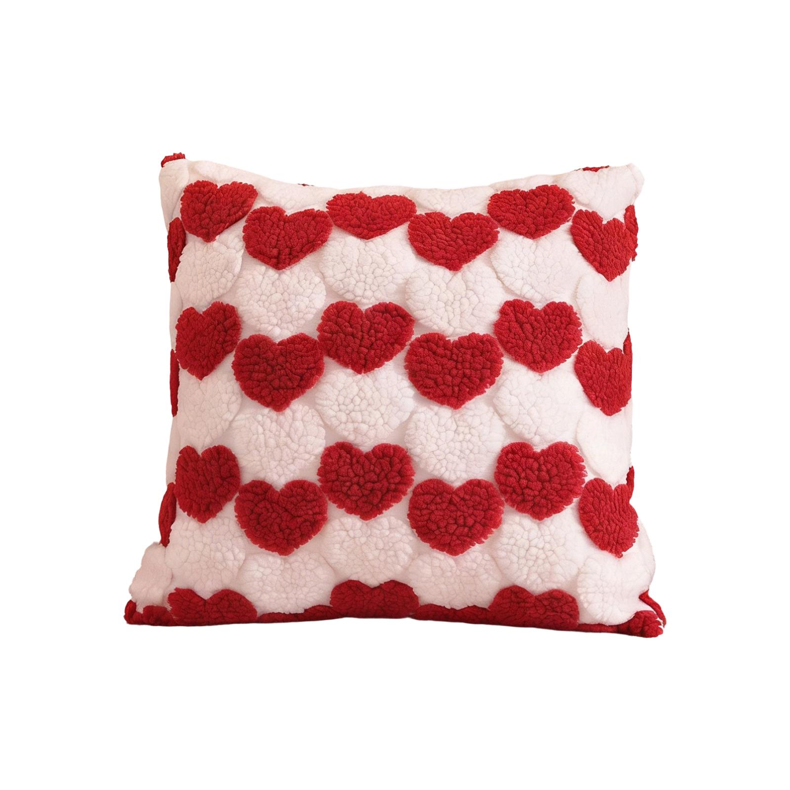 

Easter Egg Carrot Three-dimensional Plush Pillowcase, Holiday Party Sofa Cushion Cover One Size червоний