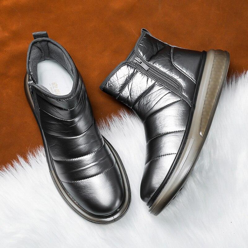 Men Women Winter Super Warm Boots Winter Sneakers Fashion Thick Bottom Snow Boots Plus Size Couple Shoes 665