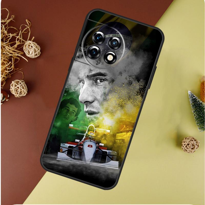 Ayrton Senna F1 For OnePlus Nord 4 CE 3 2 Lite N20 N30 9 10 Pro 8T 9RT 10T 10R 13R 12R 11 12 13 Phone Case