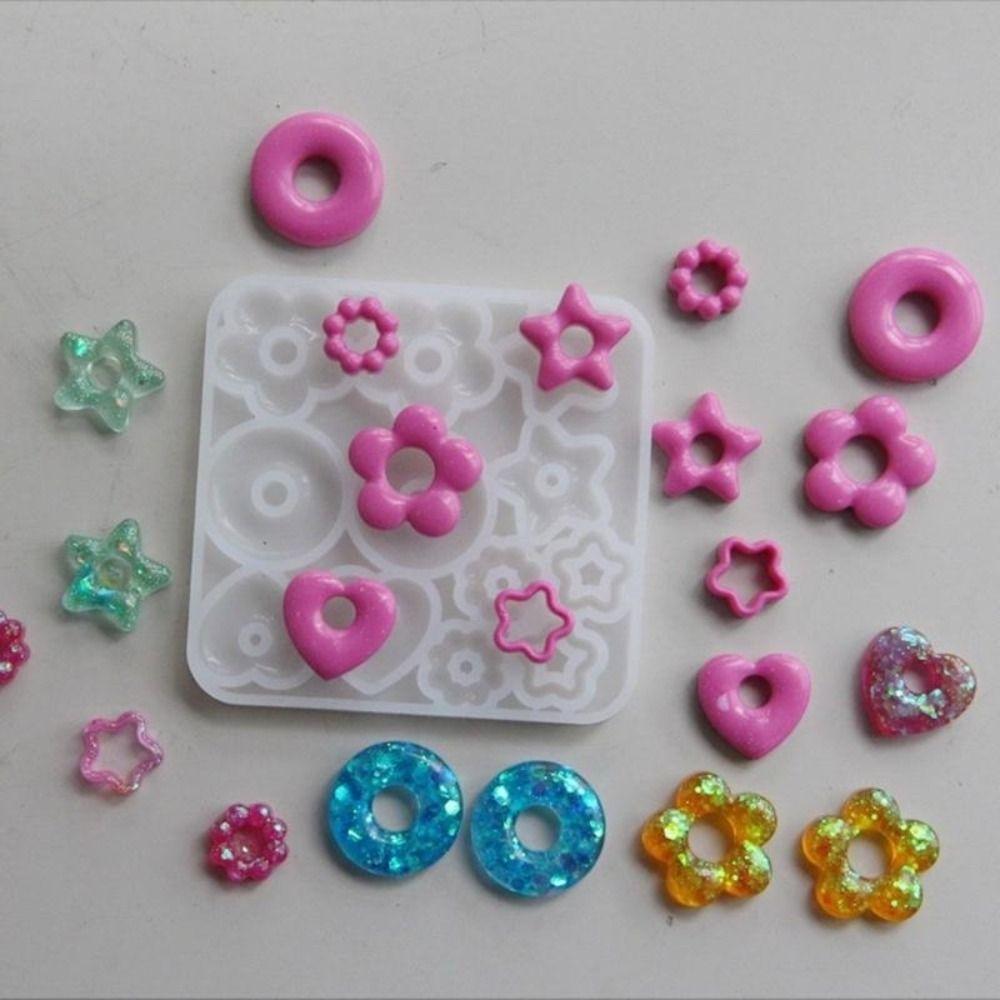 Multifuntional Jewelry  Earrings  Molds Star Keychain Molds  For DIY Enthusiasts