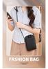 Summer Fashion Women's Crossbody Bag - Vertical Solid Color Mini Phone & Shoulder Bag, Niche Design