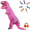 REKUCCI Tyrannosaurus Rex Dinosaur Inflatable Dinosaur Costume for and Perfect for School and Events Adult Size Costume, Halloween, Adults, Kids,