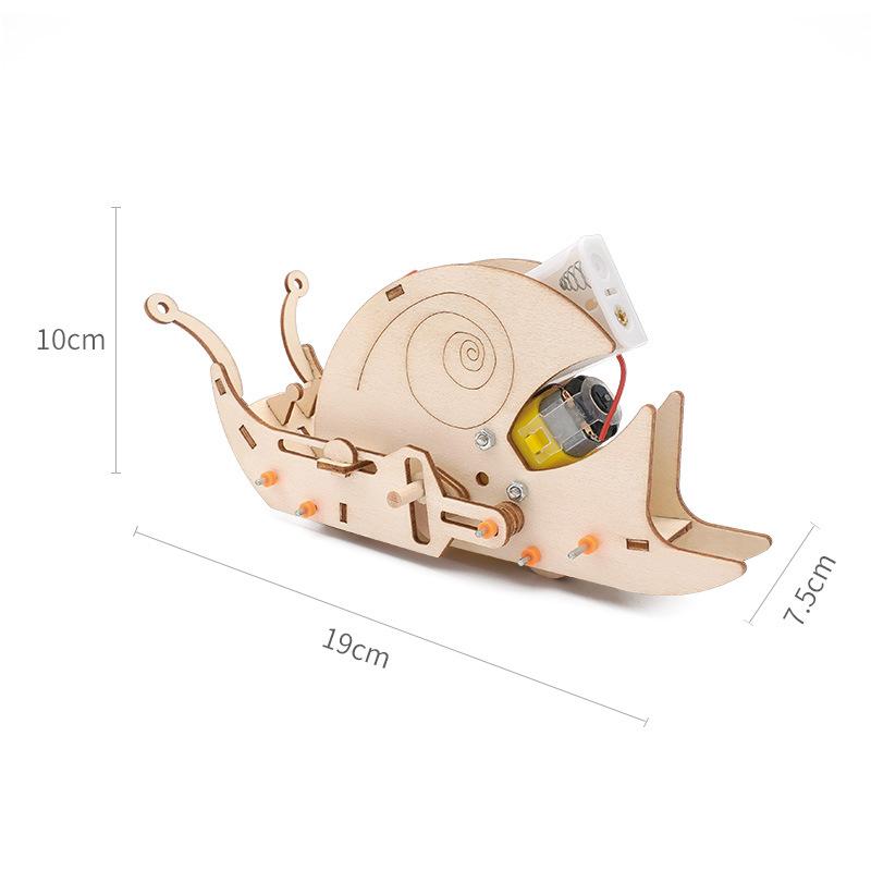 

Physics STEM Technology Gadget Teaching Aids Kids Science Toys Electric Snail Educational Toys for Children DIY Craft Y5187YY-