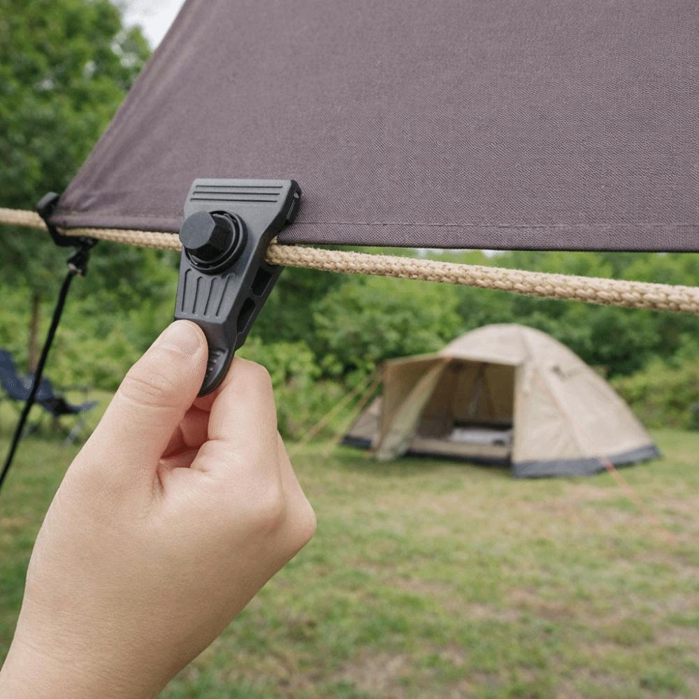 Fasteners Holder Tarp Clips Windproof Windproof Clips Fixings Tent Fasteners Tarpaulin Use