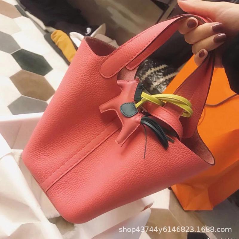 

Сумка-тоут из натуральной кожи личи нового стиля для женщин Medium 22CM