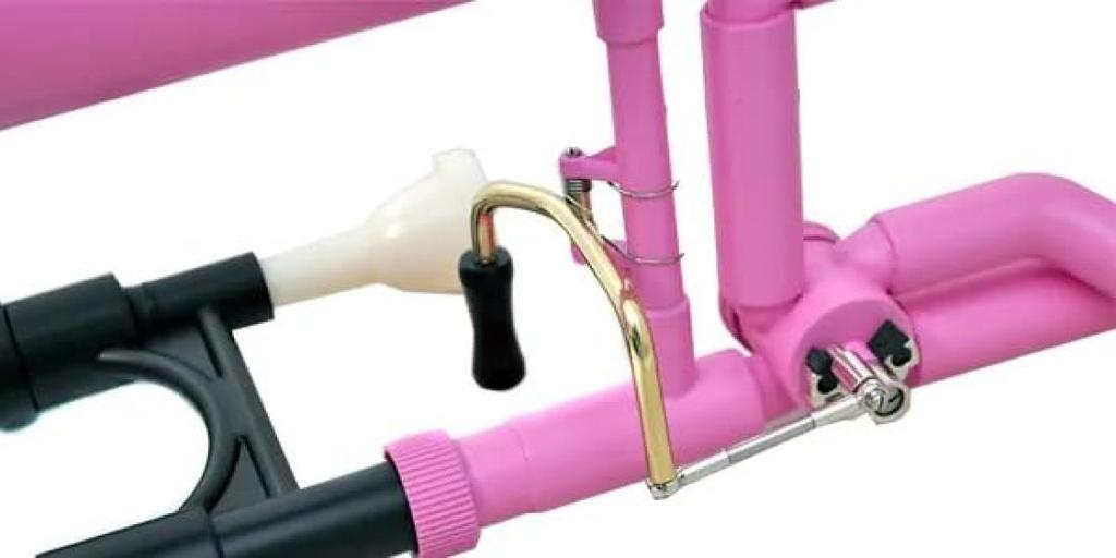 PLAYTECH Tenor Bass Trombone, ABS Resin, Pink, PTSL110PK