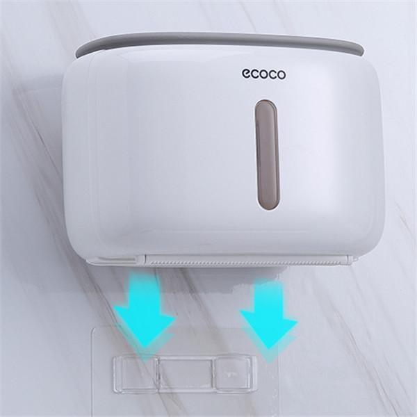 Wall Mounted Waterproof Toilet Paper Holder Shelf Multifunctional Storage Box for Toilet Paper Bathroom Toilet Accessories