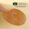 1 Pcs Wooden Palette,Oval And Square Solid Wood Panels,Suitable For Oil Painting,Gouache,Acrylic And Other Pigments