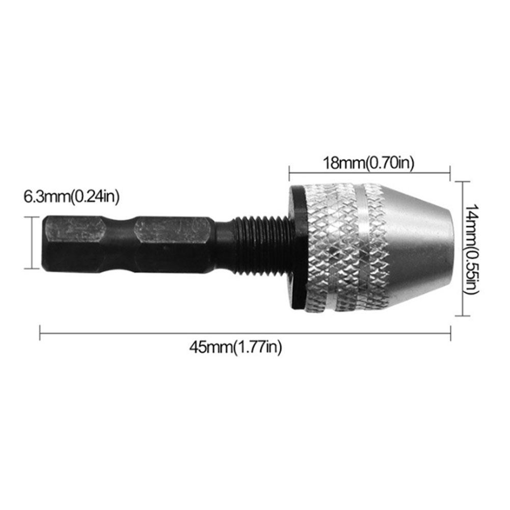 Drill Chuck Hex Shank Adapter Keyless Drill Chuck Features