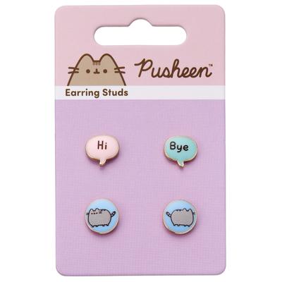 Pusheen de Kat "Hoi , Doei" Stud Oorbellen Set