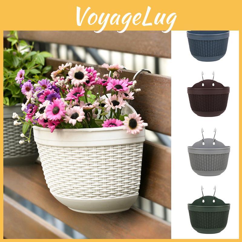 Decorative Wall Hanging Plant Pot With Two Hooks For A Lively Garden Environment