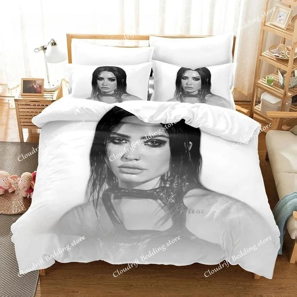 Demi Lovato Bedding Set Single Twin Full Queen King Size Bed Set Aldult Boys Bedroom Duvet cover Sets 3D Print
