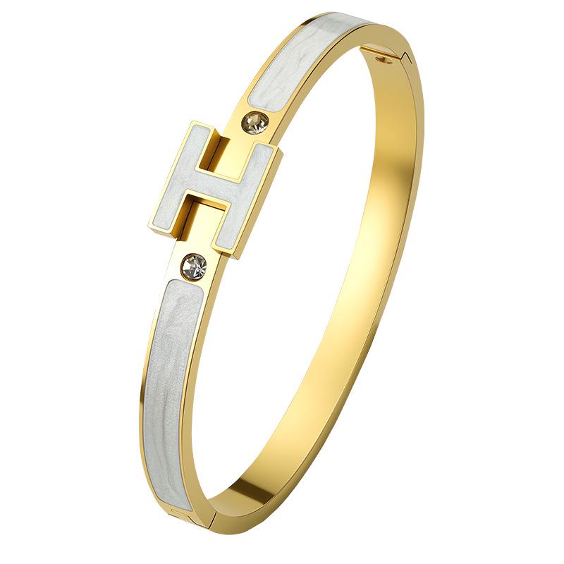 Bransoletka damska ze stali tytanowej: Luksusowa Bransoleta dla Pary ze Złota 18k, Biżuteria Nieblaknąca