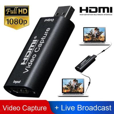 Mini HD 1080P HDMI To USB 2.0 Video Capture Card Game Recording Box for Computer Live Streaming Broadcast