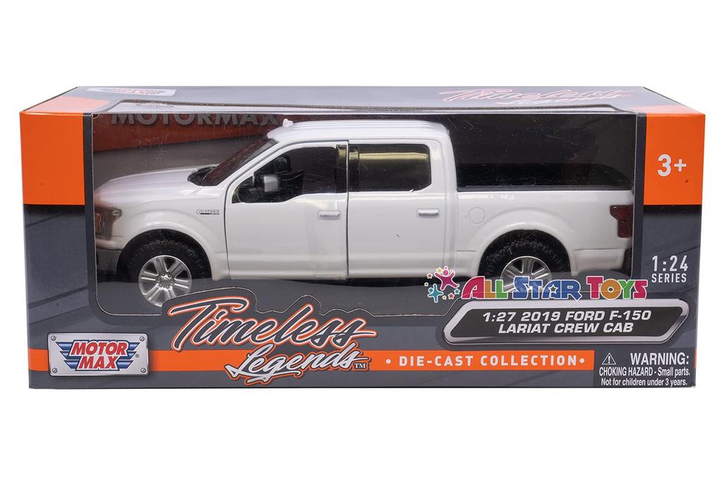 MotorMax Ford Lariat 2019 Crew Cab Pickup Truck 79363WH 1/27 F-150 (White)