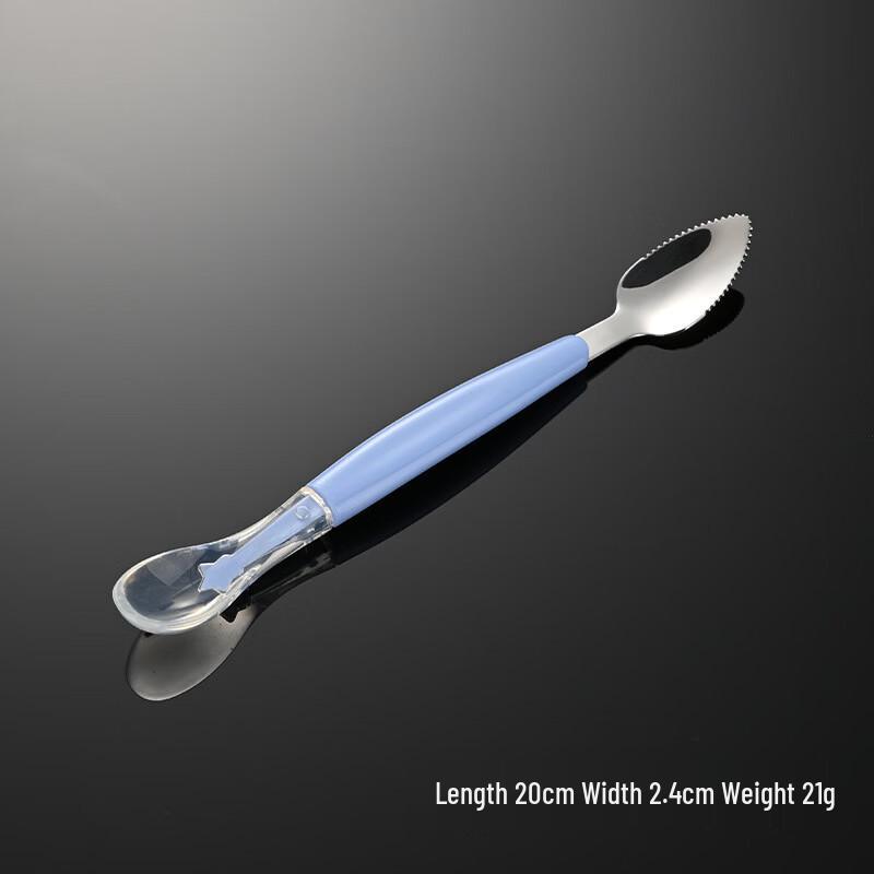 

Stainless Steel Silicone Baby Food Spoon
