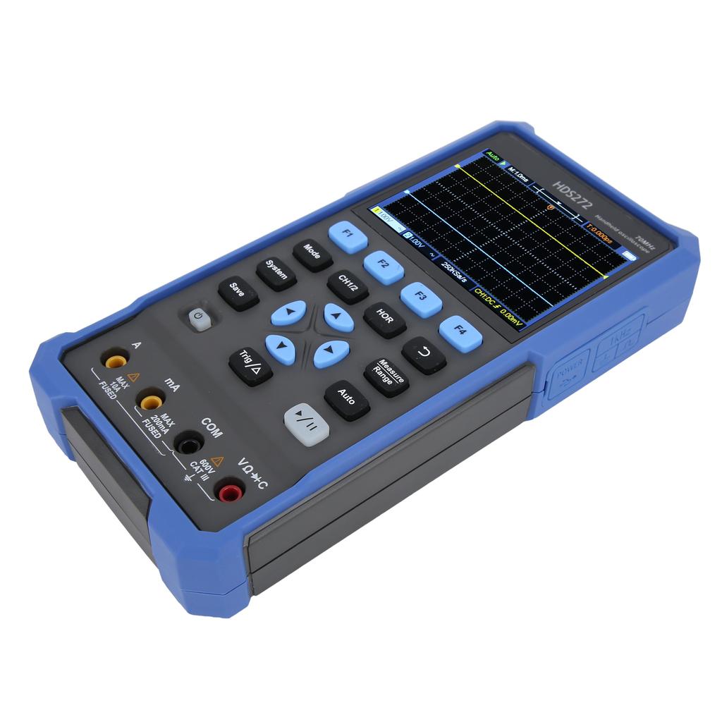 HDS272 HandHeld Oscilloscope Multimeter Tester with 3.5in LCD Display 70MHz Bandwidth