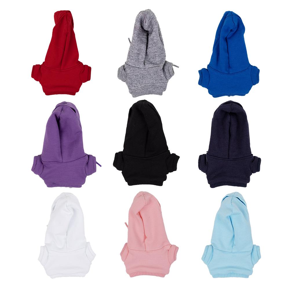 Für 17cm Labubu Puppenkleidung Modekleidung Hoodies Puppenkleidung Farblich passende Hoodies Puppenzubehör Niedliche Dekoration Kleine Kleidung