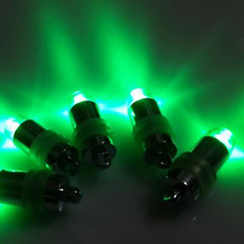 

10/20/50pcs Waterproof LED Party Lights Seasonal Lighting for Balloons Paper Lanterns Balloon Wedding Halloween Christmas Party 10pcs зелений