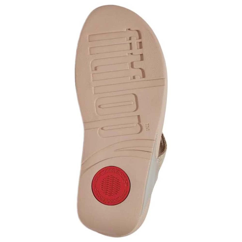 Sandale Fitflop Lulu Shimmerlux cu bară între degete cm, de damă, bej, 24.5