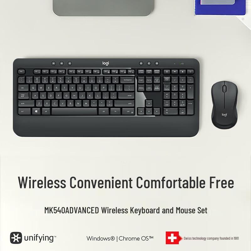 Logitech MK540 Wireless Keyboard and Mouse Combo